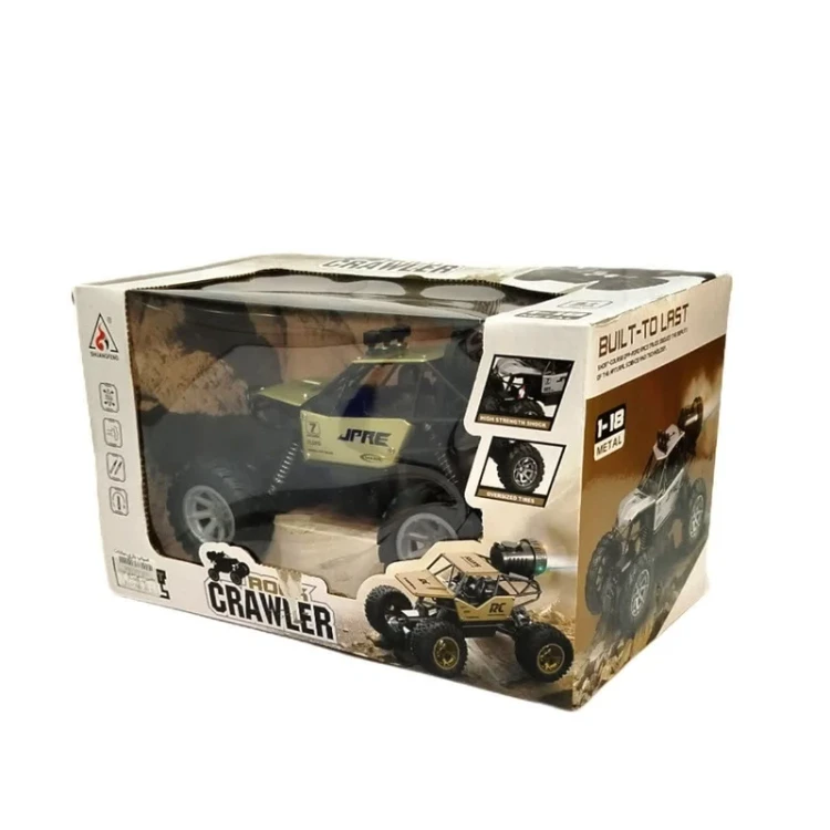 ماشین بازی کنترلی آفرود دودزا METAL | شارژی فلزی با نورپردازی - تصویر 3